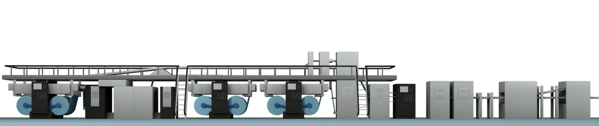 Lubrication points Corrugator